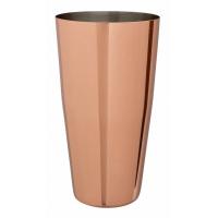 Polished copper boston cocktail shaker can 80cl 28oz