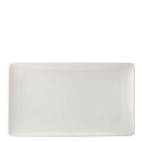 Pure white economy rectangular plate 35 x 21cm 13 75 x 8 25