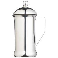 Single walled cafetiere stainless steel 1l 8 cup