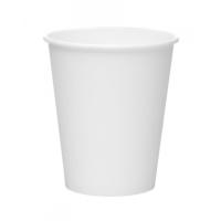 White single wall paper hot cup 12oz 34cl