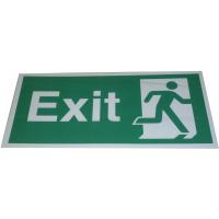 Fire exit final door sign 150x300mm self adhesive