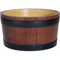 Ice tub wood effect barrel end 9l 19 pint