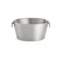 Beverage tub round stainless steel 25 5l 6 75 gal