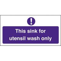 This sink for utensil wash only 4x8