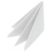 White napkin 40cm square 8 fold 2 ply