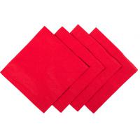 Red cocktail napkin 24cm square 2 ply