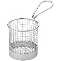 Creative table round wire service basket 7 5cm 3