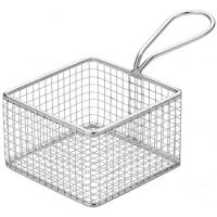 Creative table square wire service basket 9 25cm 3 75