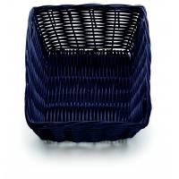 Handwoven rectangular basket black