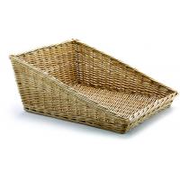 Angled willow basket 10cm back