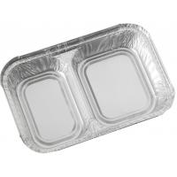 Two compartment foil container 203x133x30mm