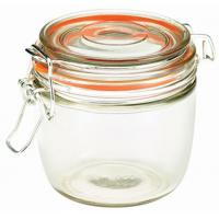 Genware glass terrine jar 350ml