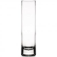 Round glass bud vase 200mm 7 9