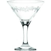 Finesse engraved bistro martini glass 19cl 6 6oz