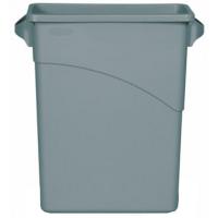 Slim jim waste container with handles 60l grey