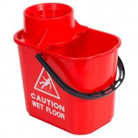 15l professional bucket wringer red