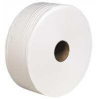 Essentials 2 ply 100 recycled toilet paper jumbo white 76mm core 400m