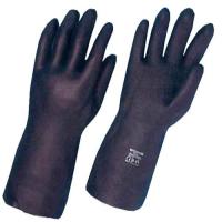 Heavyweight rubber gloves black large