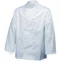 Long sleeved basic chef jacket white x small 32 34