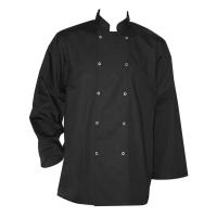 Long sleeved basic chef jacket black x small 32 34