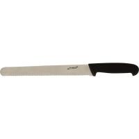 Genware serrated slicing knife 10 25cm
