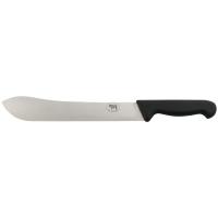 Scimitar butchers knife 10 black handle