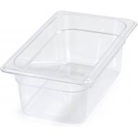 Polycarbonate gastronorm 1 4 food pan clear 150mm deep