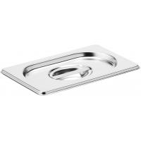 Stainless steel 1 9 gn gastronorm handled lid