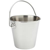 Mini stainless steel pail 3 7 5cm 7oz 20cl