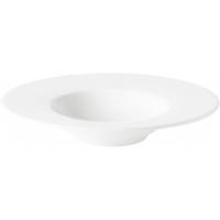 Titan porcelain wide rimmed gourmet bowl 30cm 12