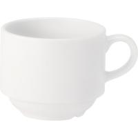 Pure white economy stacking cup 20cl 7oz
