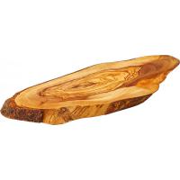 Olive wood rustic platter 12 30cm