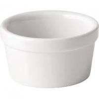 Titan porcelain white deep tapas dish 7 5cm 3
