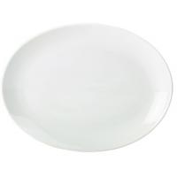 Royal genware porcelain plate oval 28cm 11