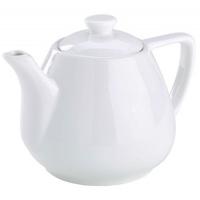 Royal genware porcelain contemporary teapot 92cl 32oz