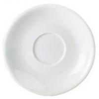 Royal genware porcelain saucer for bowl shaped cup 16cm 6 25