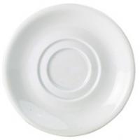 Royal genware porcelain double well saucer 15cm 6