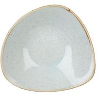 Churchill stonecast triangle bowl duck egg blue 60cl 21 1oz