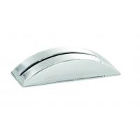 Stainless steel curved card holder
