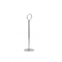 Chrome plate number stand with flat bottom 30cm