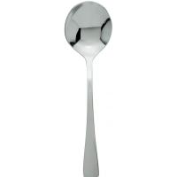 Elegance stainless steel soup spoon