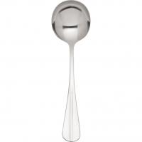 Rattail stainless steel soup spoon