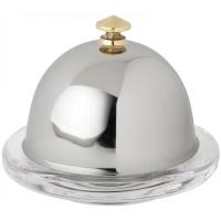 Butter dish dome stainless 9cm 3 5