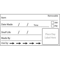 Use by labels freezer label