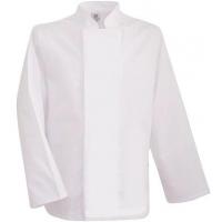 White long sleeve coolmax mesh back chefs jacket small