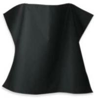 Black poly cotton waist apron
