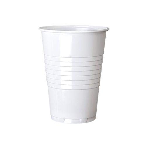7oz white non vending plastic cup