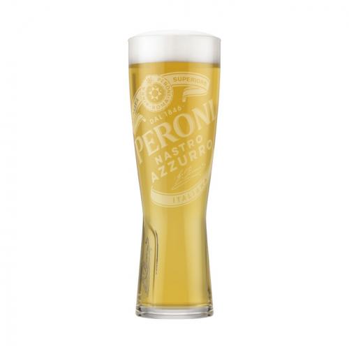 Beer glass peroni toughened 20oz 57cl ce nucleated
