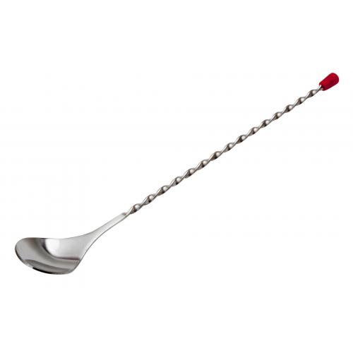 Cocktail mixing spoon with plastic end 28 5cm 11 25