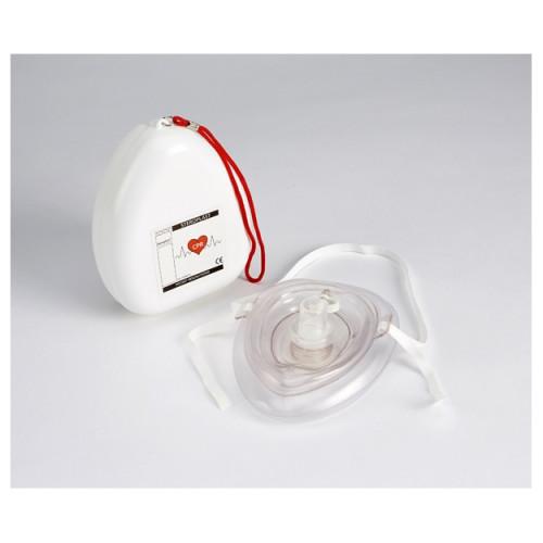 Cpr pocket mask resuscitator in shell plastic box
